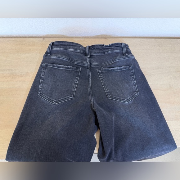 Flying Monkey Encourage - High Rise Loose Fit Wide Jeans, Faded Black, SIZE: 27 - Picture 9 of 11